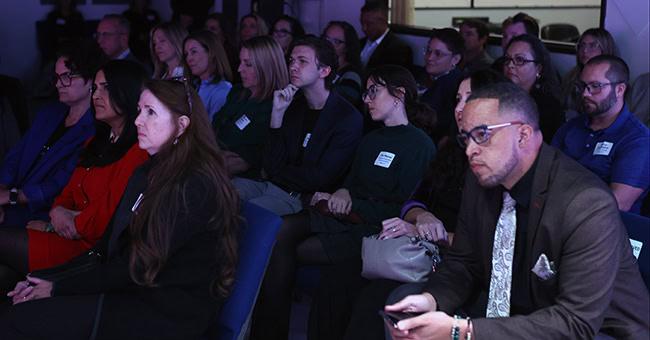 A packed studio audience in the STN studios for the November episode of 'It Happens at STN' on November 7, 2024. (STN/Brett Haehl)