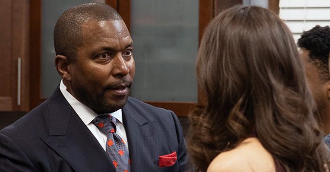 CEO of the Black Chamber of Arizona Robin Reed speaks with a guest prior to the taping of the April episode of It Happens at STN on April 6, 2023 (STN/Brett Haehl)