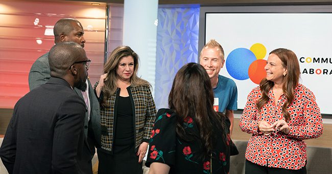 STN Executive Producer and Host and CEO of The Hispanic Chamber of Arizona Monica Villalobos on stage during the taping of It Happens at STN: Episode 8 on May 4, 2023 (STN / Brett Haehl)