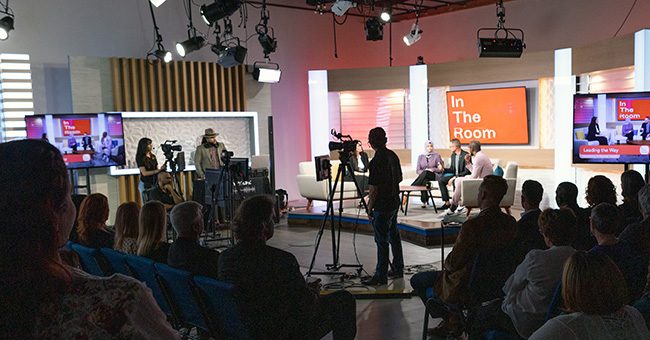 The live studio audience during the taping of Episode 10 of It Happens at STN. (STN/ Brett Haehl)