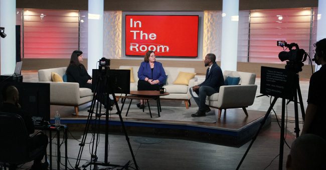 In the Room action panel on teen mental health and suicide during the taping of It Happens at STN Episode 4 on December 2, 2022.(STN/Brett Haehl)