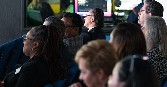 Studio audience durning the taping of It Happens at STN: Episode 5 in Downtown Phoenix, February 2, 2023 (STN/Brett Haehl)