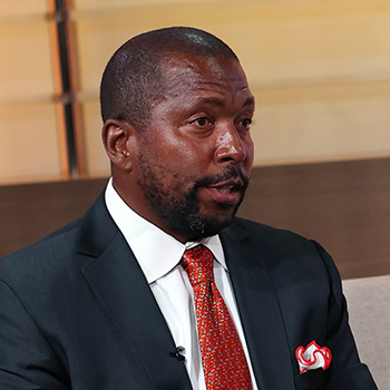 Robin Reed, CEO of the Black Chamber of Arizona on stage during the October 20222 episode of It Happens at STN. (STN)